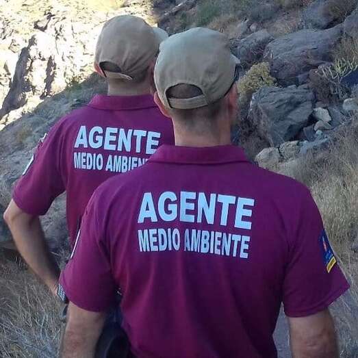 Agentes de Medio Ambiente del Cabildo de Gran Canaria (Foto TA)